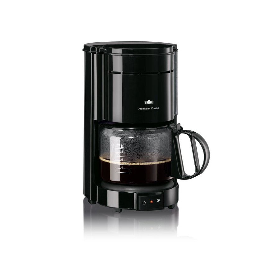 Cafetera de filtro braun kf 47, de café molido, 1000 w, negro