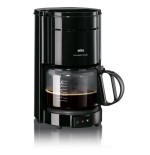 Cafetera de filtro braun kf 47, de café molido, 1000 w, negro