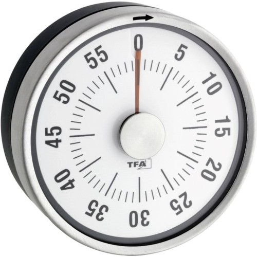 Temporizador de cocina analógico tfa temporizador puck/reloj de cocina (antracita)