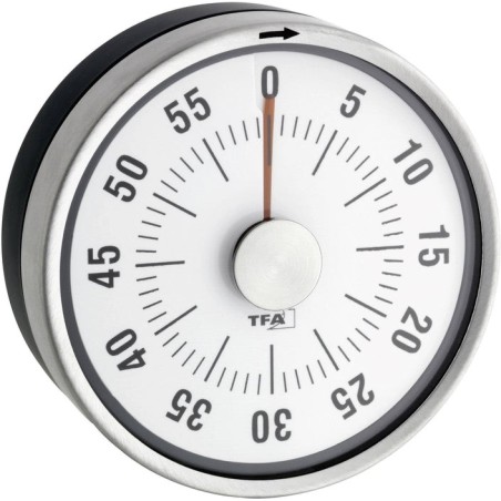 Temporizador de cocina analógico tfa temporizador puck/reloj de cocina (antracita)