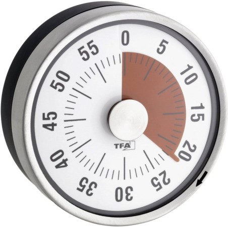 Temporizador de cocina analógico tfa temporizador puck/reloj de cocina (antracita)