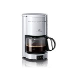Cafetera de goteo braun kf 47 plus, 1000 w, blanco