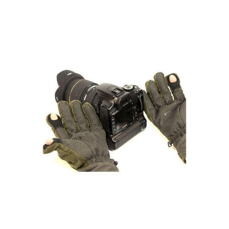 Stealth gear sgglm guante de seguridad verde, oliva microfibra, poliéster