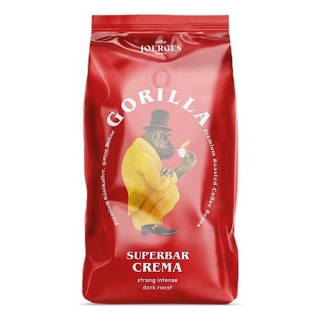 Gorilla espresso super bar crema ganze kaffeebohnen 1kg