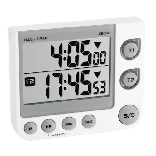 Tfa-dostmann 38.2025 temporizador de cocina digital para cocina blanco