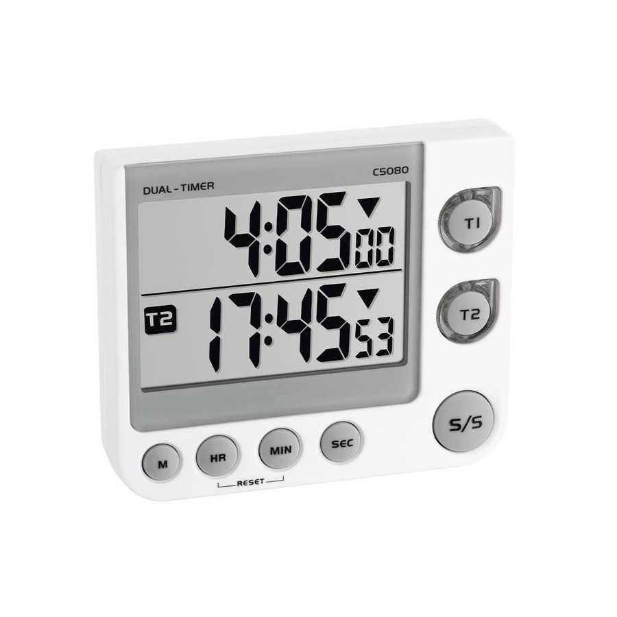 Tfa-dostmann 38.2025 temporizador de cocina digital para cocina blanco