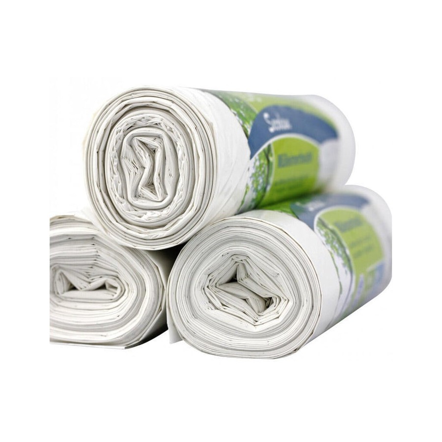 Bolsas de basura secolan 20 l extra fuerte blanco 25 bolsas
