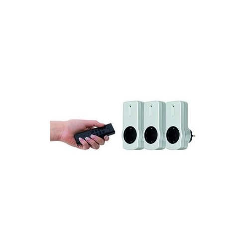 Rev 0085010703 adaptador de enchufe eléctrico tipo f negro, blanco
