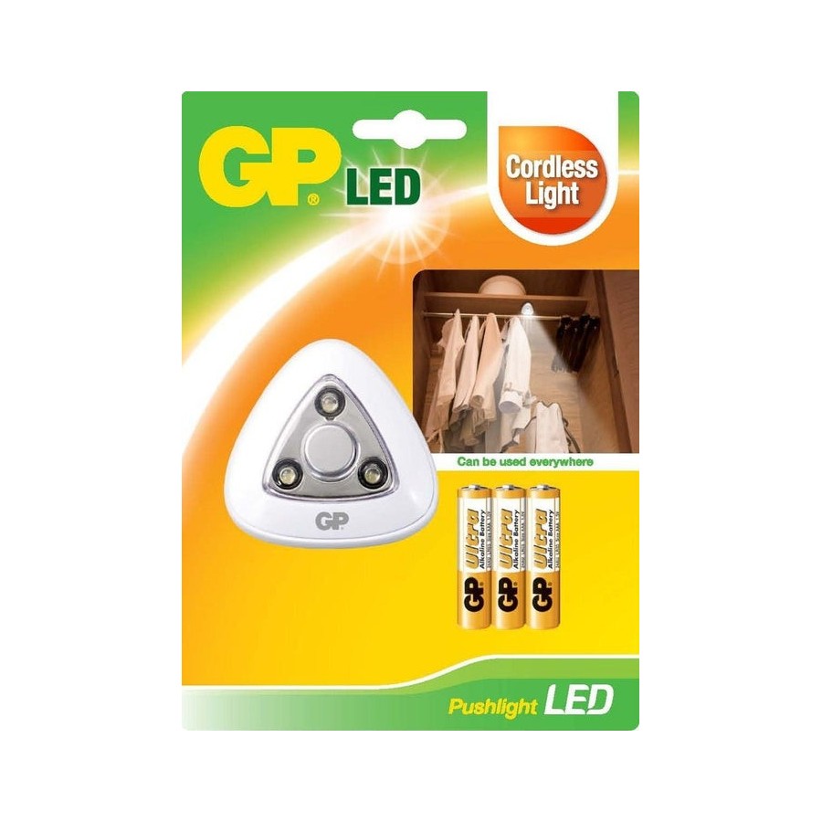 Gp lighting 053729-lame1 led iluminación de conveniencia blanco led batería 10 h aaa