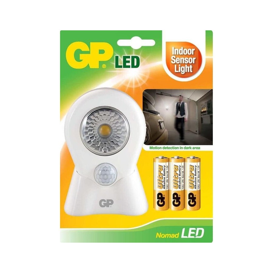 Gp lighting 053743-lame1 iluminación de conveniencia blanco dormitorio cochera batería aa
