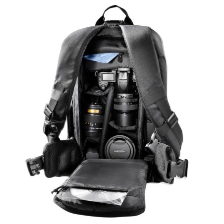Mantona 17947 estuche para cámara fotográfica funda tipo mochila negro