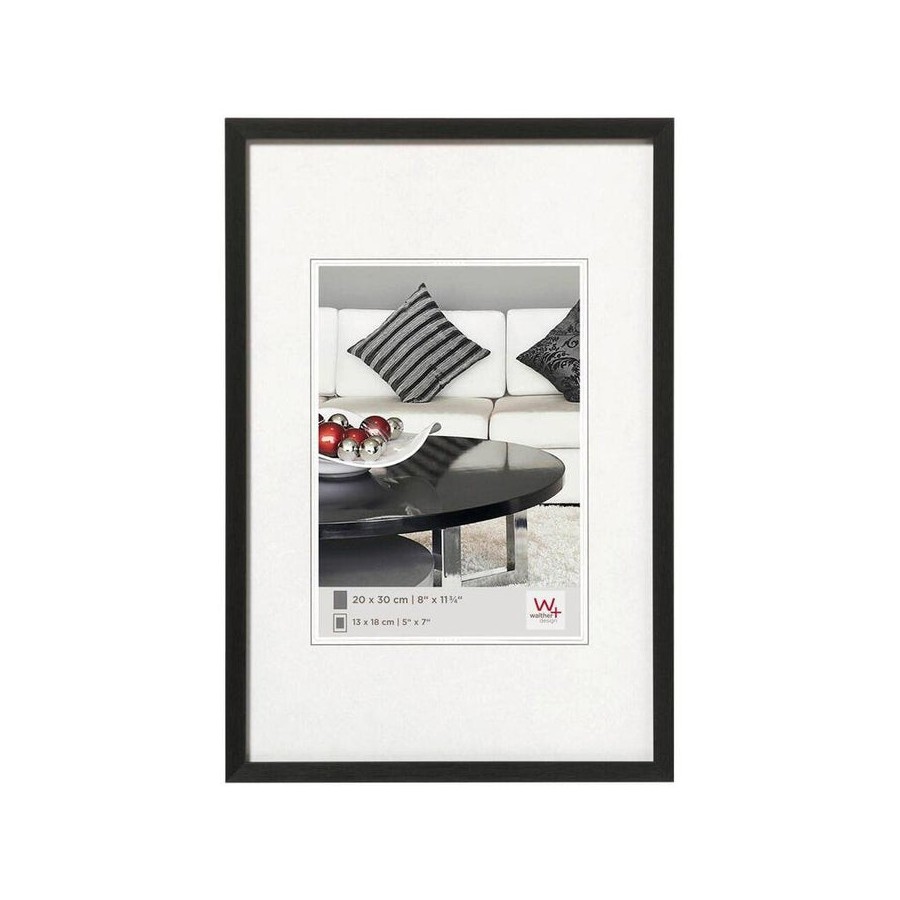 Silla walther 20x30 aluminio negro aj030b