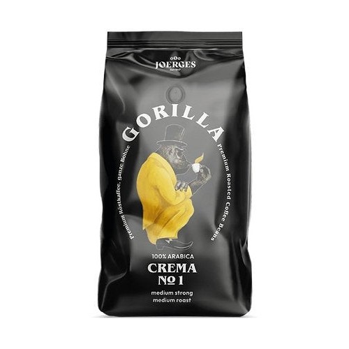 Gorilla espresso crema no.1 ganze bohnen 1kg eine hochwertige komposition