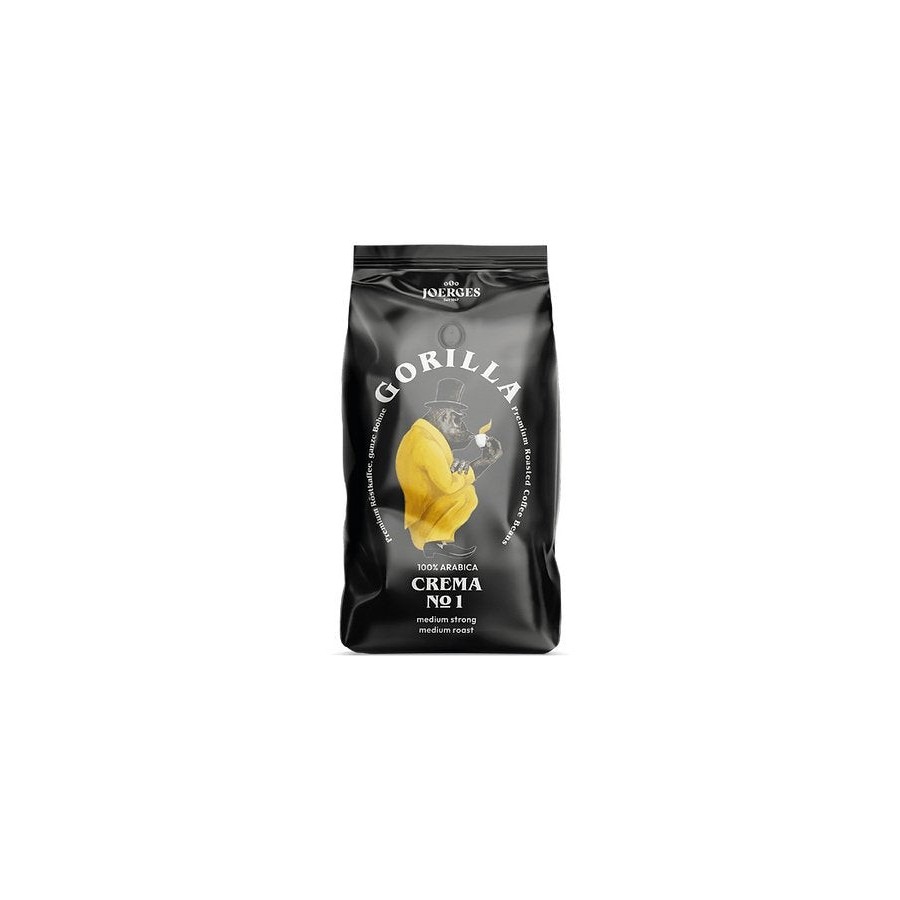 Gorilla espresso crema no.1 ganze bohnen 1kg eine hochwertige komposition