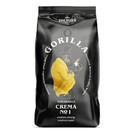 Gorilla espresso crema no.1 ganze bohnen 1kg eine hochwertige komposition