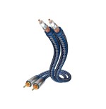 Inakustik 0040802 cable de audio 2 m rca 2 x rca azul