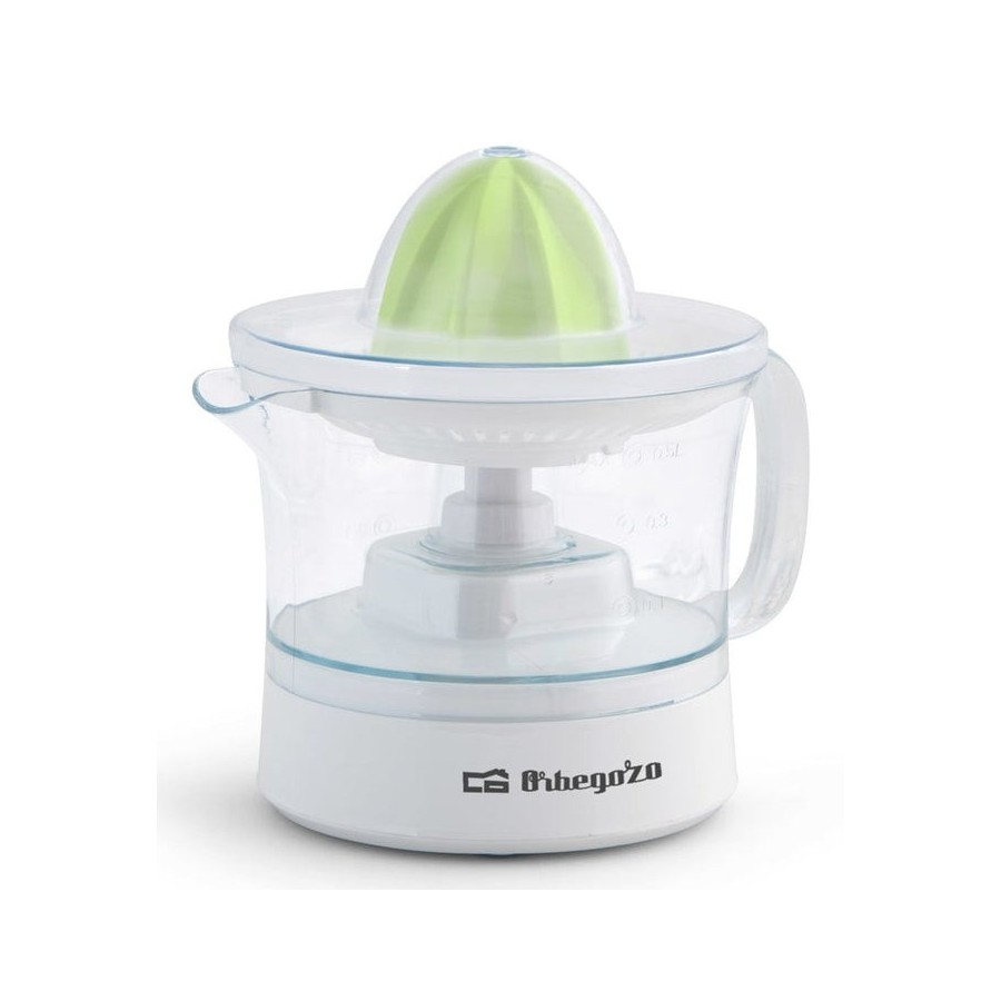 Exprimidor orbegozo ep 1510 25w capacidad 0.5l incluye 2 conos rotación bidireccional accesorios lavables en lavavajillas