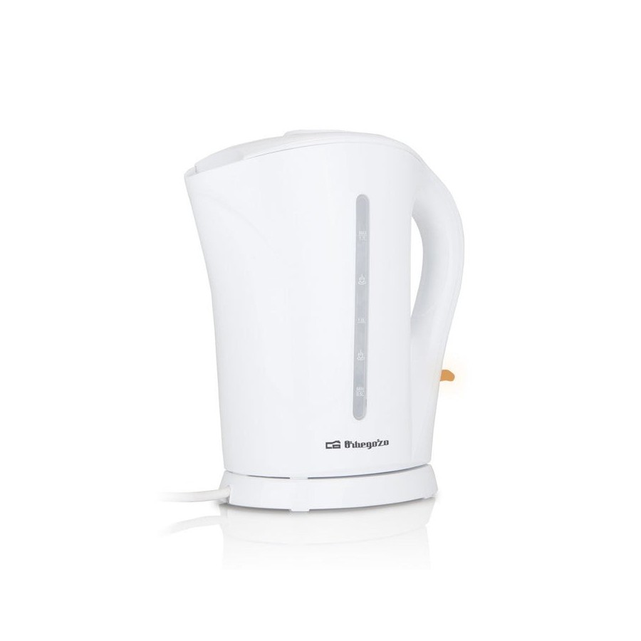 Hervidor de agua orbegozo kt 6003 1850-2200w 1.7l libre de bpa filtro extraíble base con recoge cables