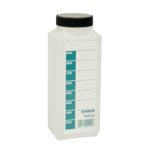 Botella de almacenamiento de productos quimicos kaiser 1000ml blanco 4192