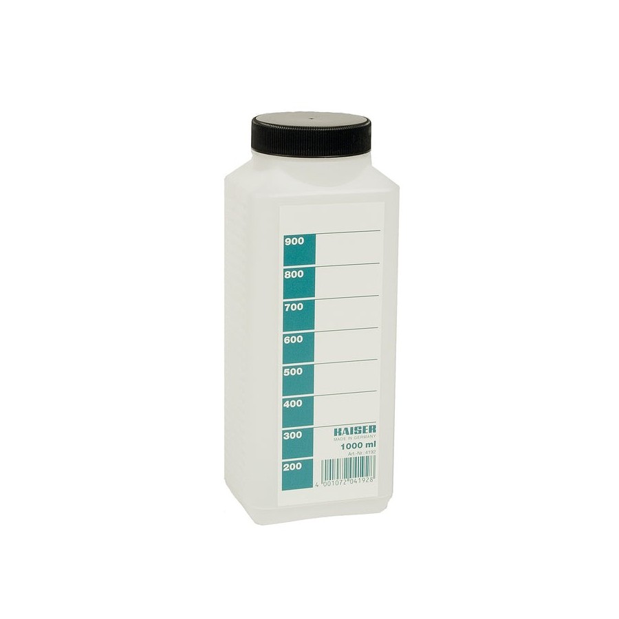 Botella de almacenamiento de productos quimicos kaiser 1000ml blanco 4192