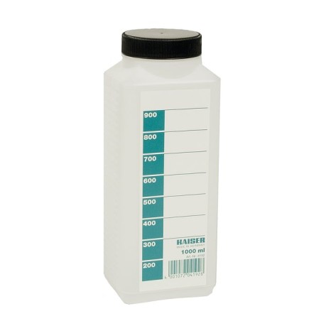 Botella de almacenamiento de productos quimicos kaiser 1000ml blanco 4192