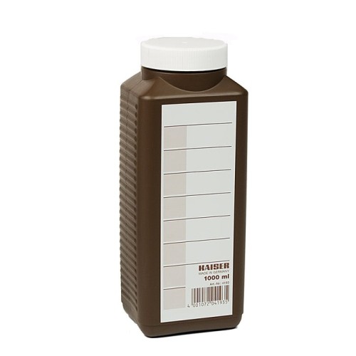 Botella de almacenamiento de productos quimicos kaiser 1000 ml, marron 4193