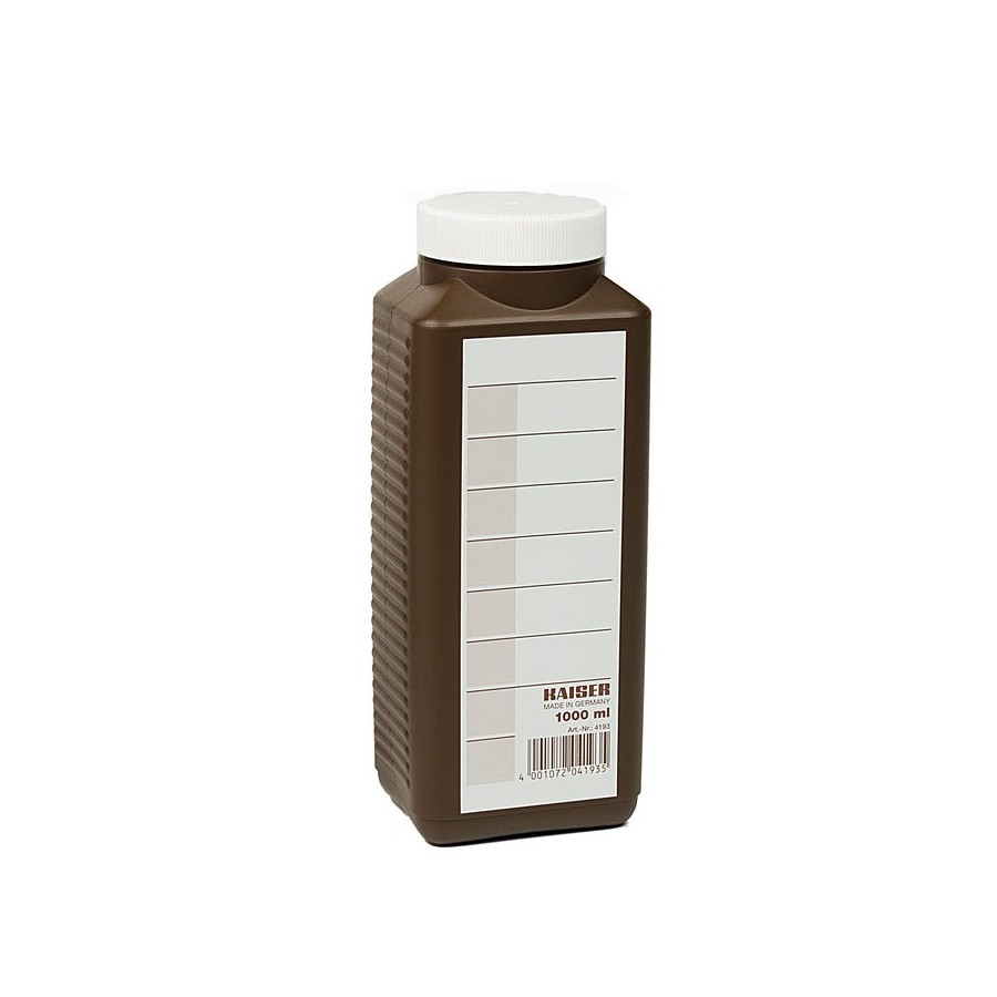 Botella de almacenamiento de productos quimicos kaiser 1000 ml, marron 4193
