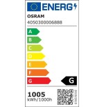 Lámpara halógena osram 64580 1000 w r7s