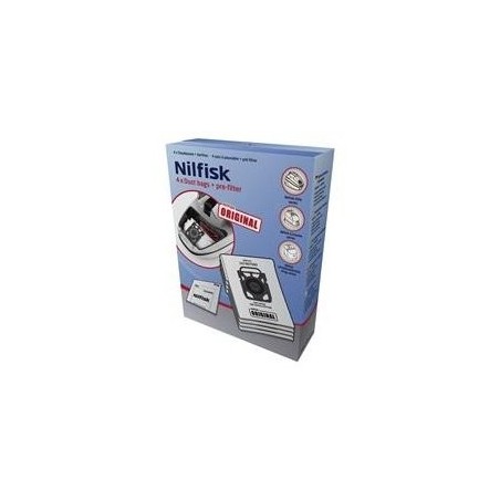 Nilfisk ultra dustbag 4 + 1 para elite