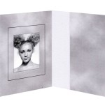 Daiber 100 portafoto diseño de nube, gris, 36x50 mm