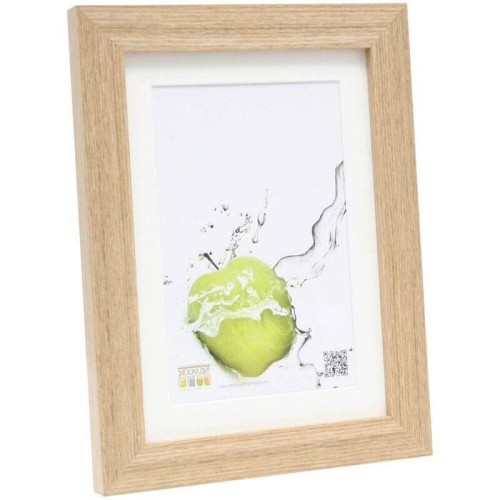 Deknudt s66kh1 p1  oak 18x24 wooden frame with passepartout