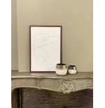 Deknudt s44ch4 30x40 wooden frame dark brown