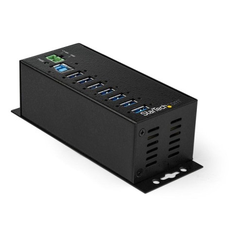 Startech.com hub concentrador ladrón usb 3.0 de 7 puertos con adaptador de alimentación externo - con protección esd de 350w