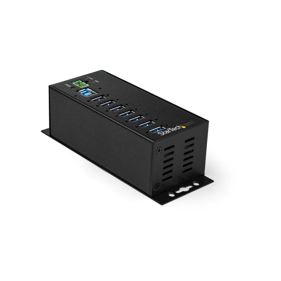 Startech.com hub concentrador ladrón usb 3.0 de 7 puertos con adaptador de alimentación externo - con protección esd de 350w