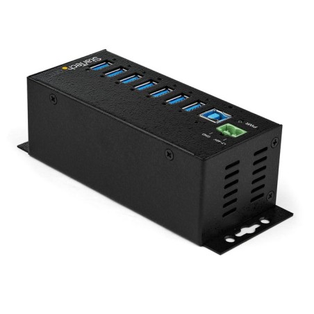 Startech.com hub concentrador ladrón usb 3.0 de 7 puertos con adaptador de alimentación externo - con protección esd de 350w