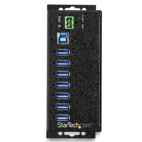Startech.com hub concentrador ladrón usb 3.0 de 7 puertos con adaptador de alimentación externo - con protección esd de 350w