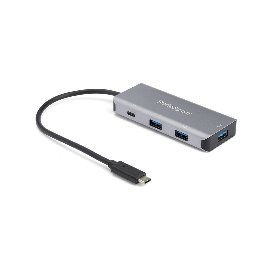 Startech.com hub usb-c de 4 puertos alimentado por bus - 10gbps - 3x usb-a y 1x usb-c