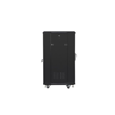 Armario rack lanberg ff01-6622-12b (22u, 19'', 1160 mm / 600mm / 600 mm, standing, glass, 800 kg, black color)