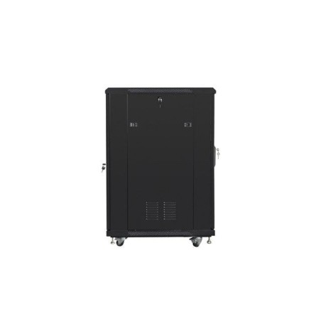 Armario rack 19 "independiente 22u / 600x800 autoarmas pack plano negro lanberg