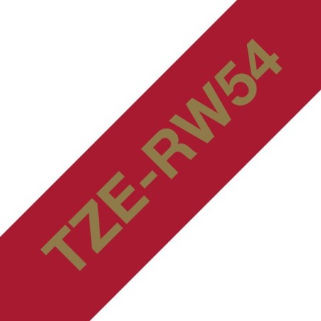 Brother tze-rw54 cinta para impresora oro