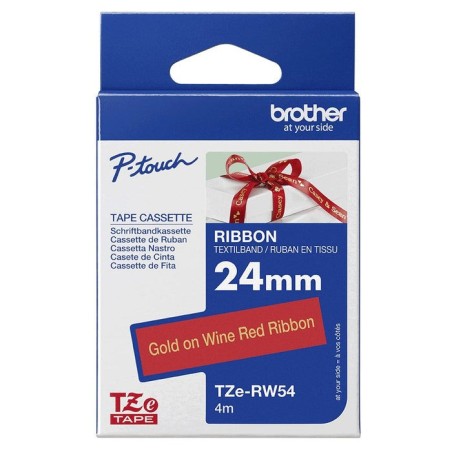Brother tze-rw54 cinta para impresora oro