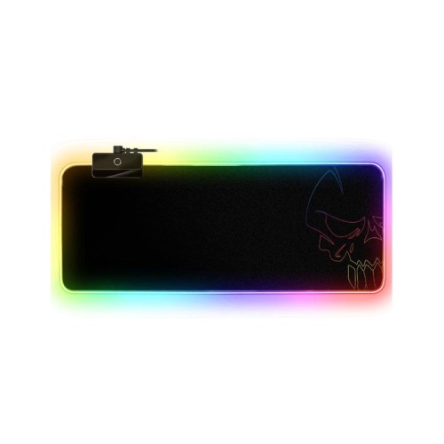 Alfombrilla spirit of gamer skull rgb gaming con iluminación led 800 x 300 x 3mm