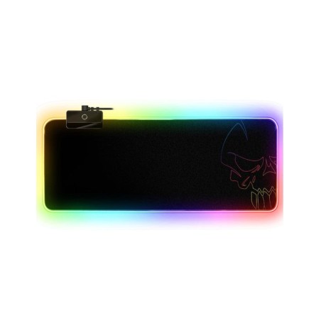 Alfombrilla spirit of gamer skull rgb gaming con iluminación led 800 x 300 x 3mm