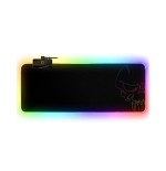 Alfombrilla spirit of gamer skull rgb gaming con iluminación led 800 x 300 x 3mm