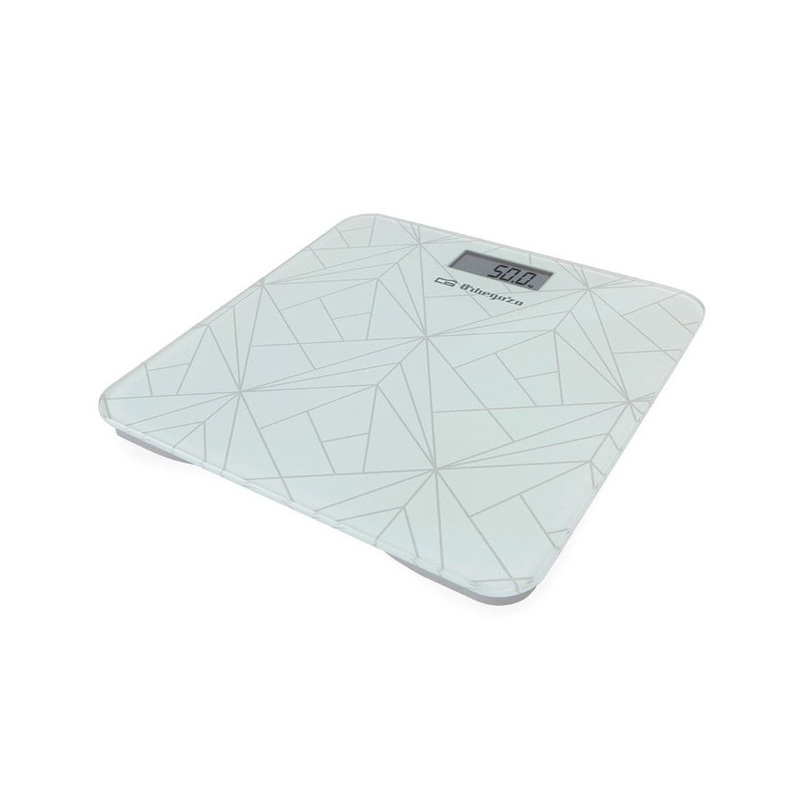 Báscula de baño orbegozo pb-2218 hasta 180kg blanca