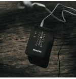 Sangean sr-32 negro radio de bolsillo fm/am altavoz integrado jack y correa