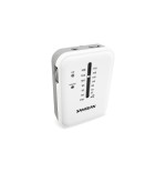 Sangean sr-32 blanco radio de bolsillo fm/am altavoz integrado jack y correa