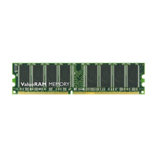 Memoria ram kingston valueram 512 mb dimm de 184 patillas ddr 400 mhz / pc3200 cl3 2.6 v sin memoria intermedia no ecc