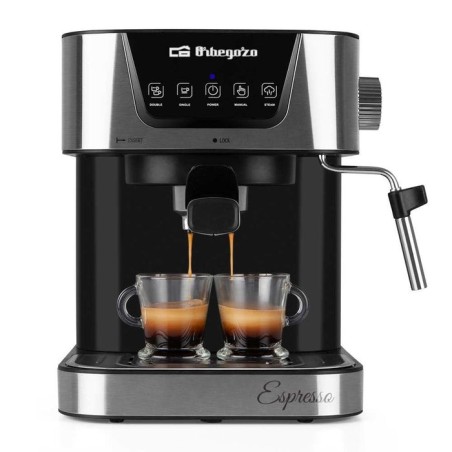 Cafetera expreso orbegozo ex 6000 1050w 20 bares