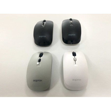 Mouse optico xm180 wireless white/grey approx